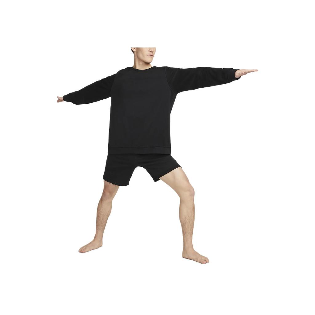 Nike Yoga Therma-FIT Спортивные шорты с логотипом для мужчин, черные DM7832-010