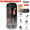 For Retroid Pocket 5 Tempered Glass Screen Protector 9H Anti-Scratch Protective Film for Pocket 5 Glass Films Gaming Accessories