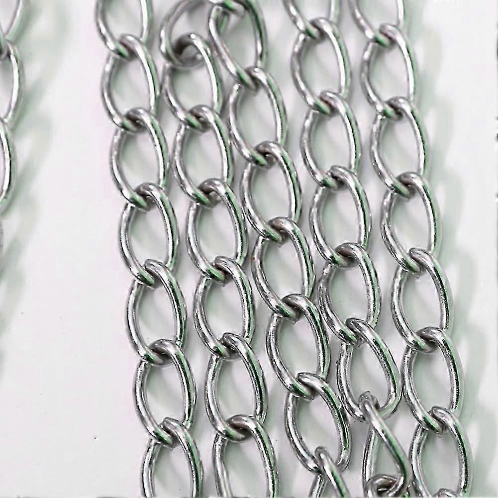 Sport Iron Chain Basketball Net Outdoor 12 Standard Heavy Duty Basketball Goal Replacement Net,Silv