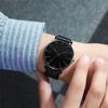 Часы Мужские Модные Тонкий Сетчатый Ремешок Часы Мужские Мода Повседневные Простые Кварцевые Часы Студенты