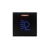 12V Blue Orange Light Latching Momentary Push Switch 22 X 22mm For Toyota Prado 150 Series Camry Hiace Corolla RAV4 Land Cruiser