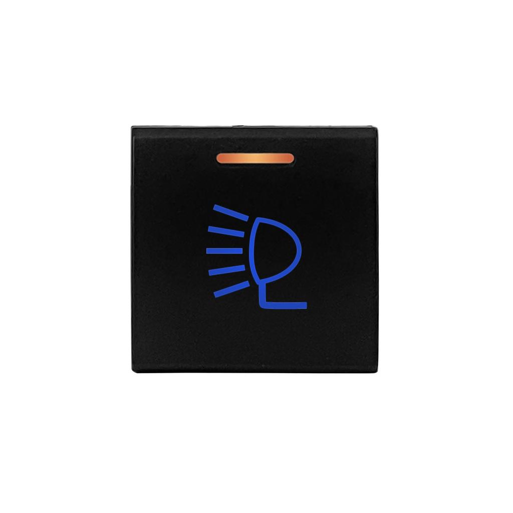 12V Blue Orange Light Latching Momentary Push Switch 22 X 22mm For Toyota Prado 150 Series Camry Hiace Corolla RAV4 Land Cruiser