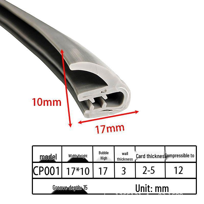 U-образные уплотнительные ленты из вспененной резины для шкафов и автомобильных дверей
