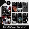 Чехол для телефона R-Rock B-Band D-Deftones Для iPhone17,16,15,14,13,12,11 Plus,Pro Магнитный с Magsafe Беспроводная зарядка