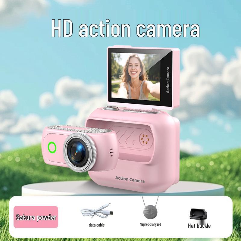Magnetic Thumb HD Sports Camera with WiFi & Detachable Charging Case for Outdoor Riding