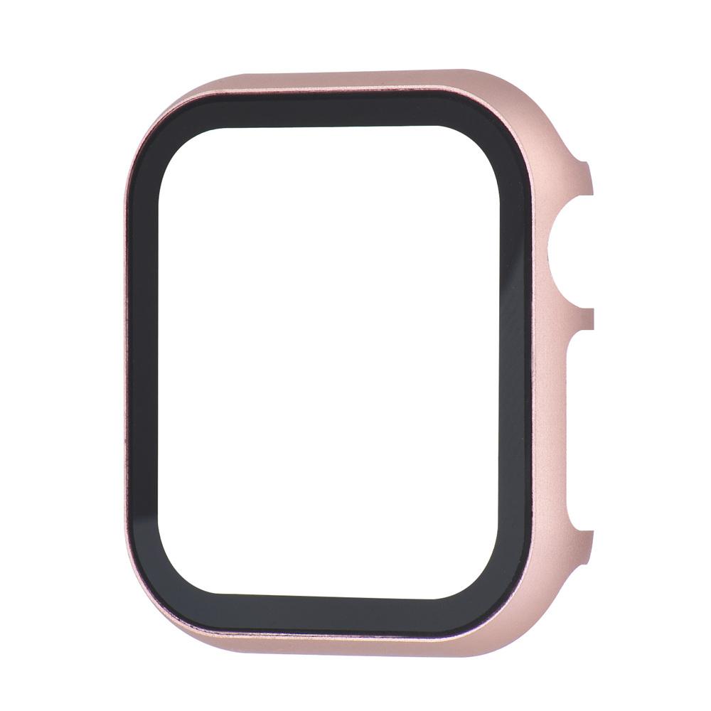 Металлический корпус + Закаленное стекло для Apple Watch Ultra 49 мм 46 мм 45 мм 44 мм 41 мм 42 мм Защитная крышка iWatch 11 10 9 8 7 6 5 4 SE