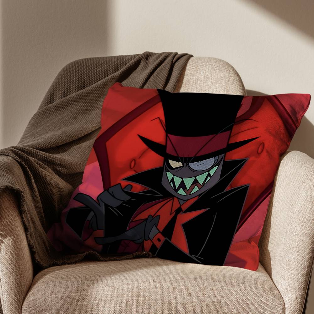 Dr Flugslys Villainous Black Hat Cushion Cover Suitable For Sofa Car Bedroom Office Cushions Decorative Pillow Case