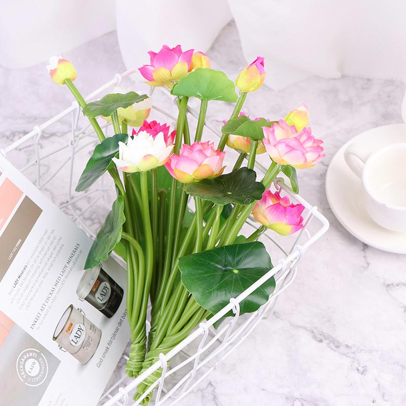 Home Decoration Pond Fish Tank Swing Personal Plastic Lotus