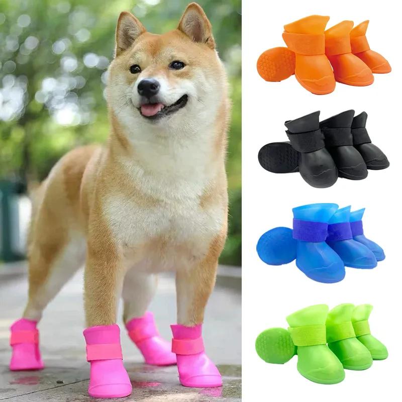 WaterVerde Anti-sand Rubber Pet Boot, Dog Boot, Outdoor Shoes for Cats, Small, Medium and Large Dogs, Pet Accessories,