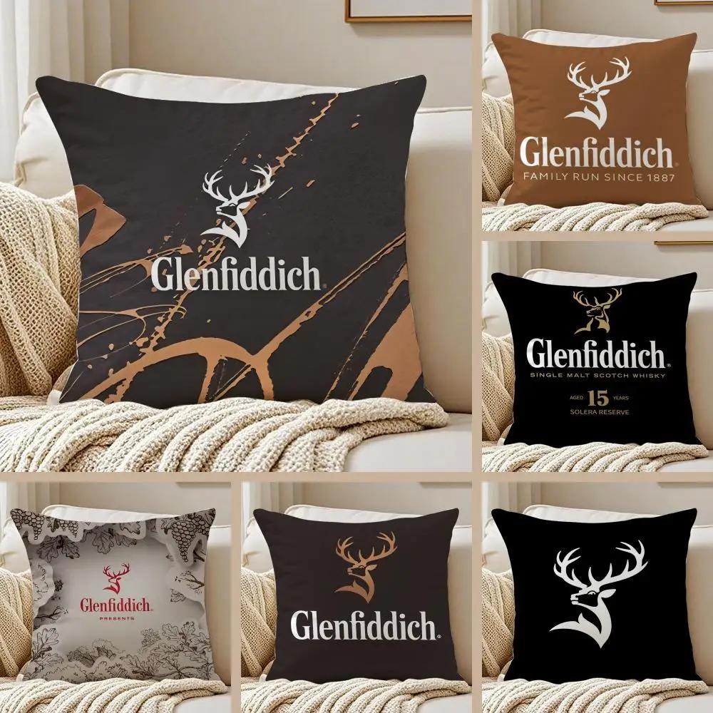 Пользовательская наволочка G-Glenfiddichs Шелковистый Короткий Плюш Двусторонняя Печатная Наволочка Для Дивана Все Сезоны Декор Дома Подарок