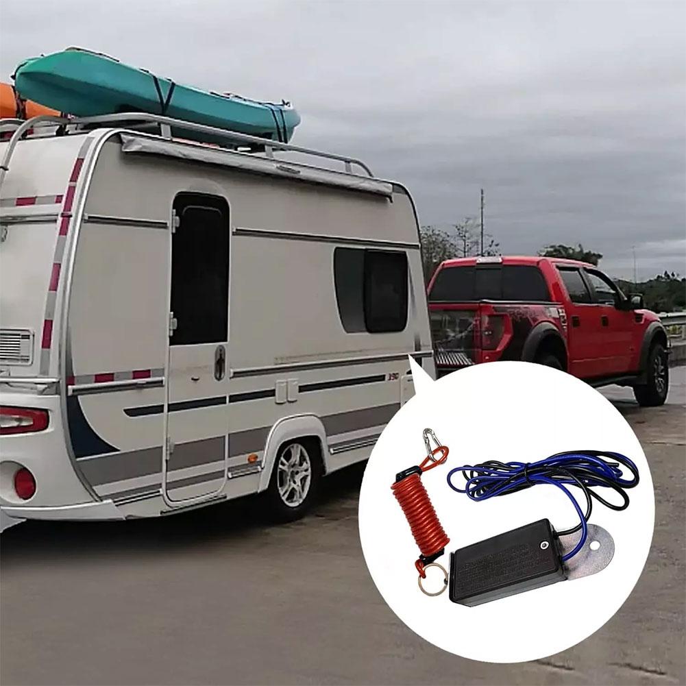 Электрический выключатель аккумулятора Breakaway спиральная кабельная система подходит для буксировки прицепа кемпера автомобильные аксессуары K6Z1