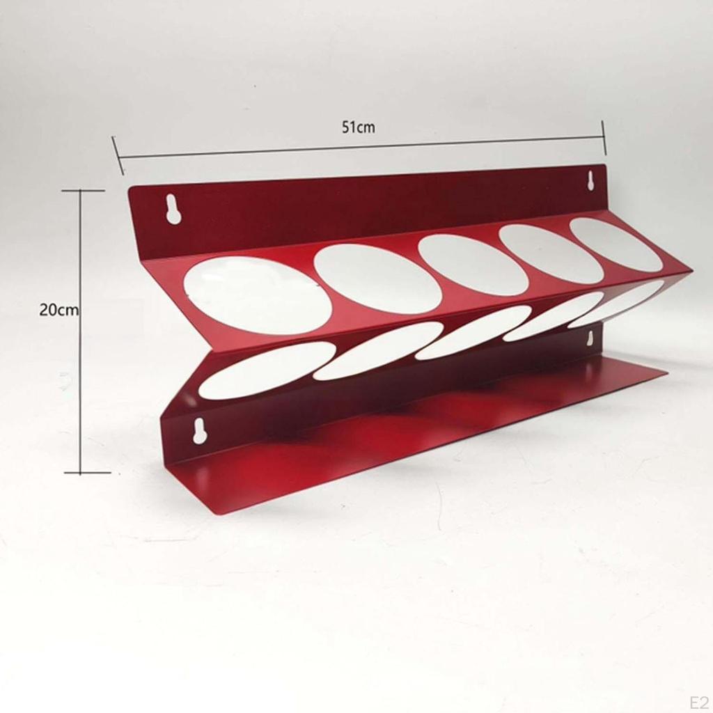 Wall Mount Garage Spray Bottle Storage Rack Car Detailing Organizer Sturdy Accessory Multifunctional