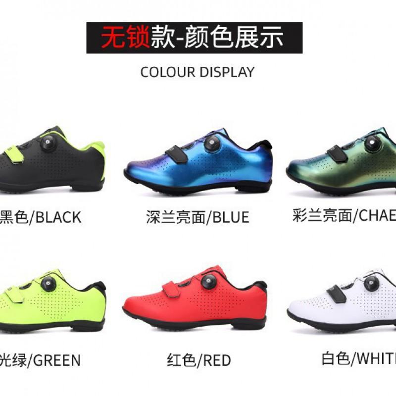 Unisex Cycling Shoes Mountain Bike Road With Stiff Sole Breathable Design Clipless Compatible