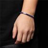 Rectangle Shape Amethysts Bracelet Natural Stone Indian Agates Lapis Lazuli Adjustable Braided Bracelets For Women Men Jewelry