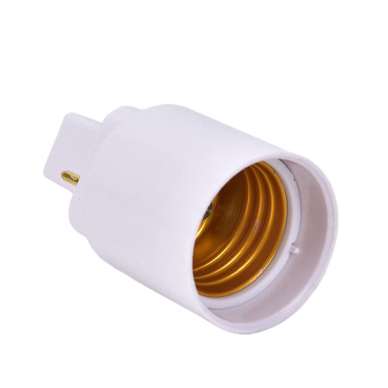 Переходники с цоколя G24 на E27 для лампочек, цоколь для лампочек, конвертер для галогенных ламп