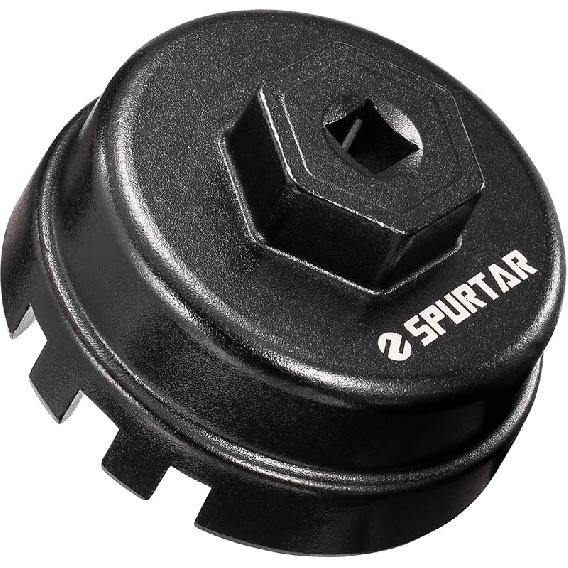 Spurtar Oil Filter Wrench For Toyota Cap Style Oil Filter Removal Tool 64Mm For Lexus, Camry, 4 Runner, RAV4, Tundra, Tacoma, Highlander, Sienna,