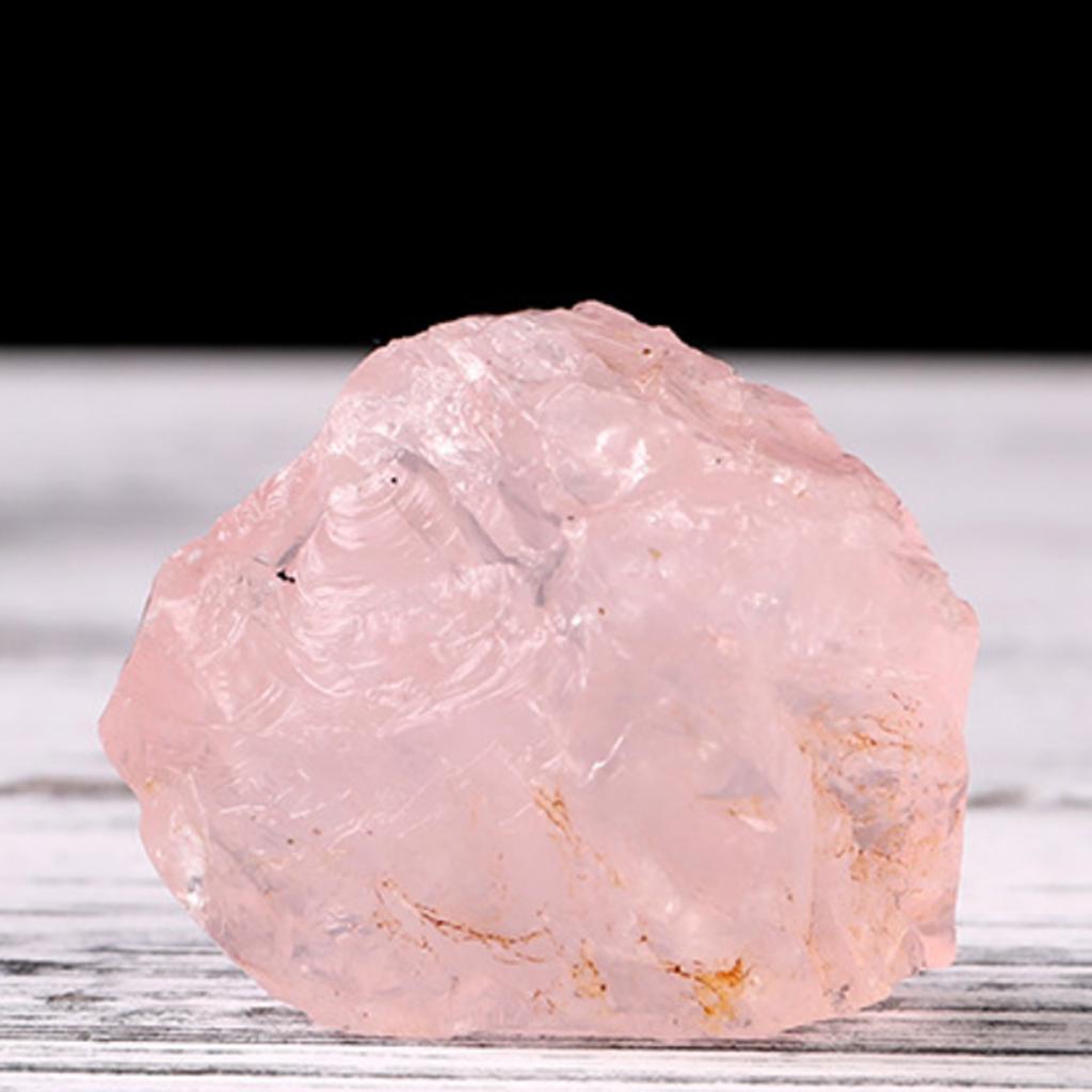 100g Natural Rose Quartz Mineral Pink Quartz Crystal Raw Stone Aromatherapy Incense Stone Ornaments