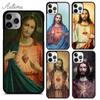 Чехол для телефона «Бог Иисус» для iPhone 11 12 13 14 Pro Max mini X XR XS SE 2020 5 6S 7 8 Plus Samsung Galaxy S21 S22