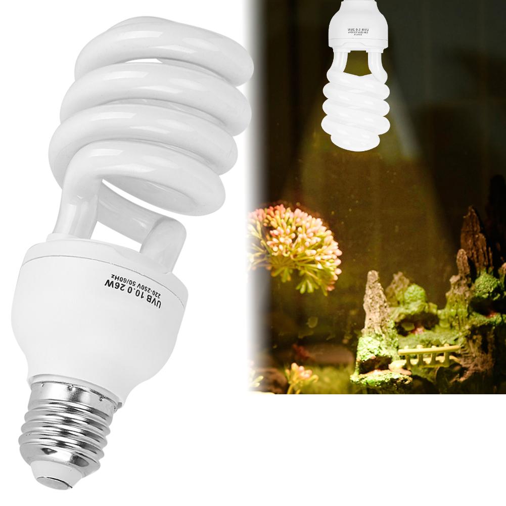 26W Energy Saving Light Reptile UVb Lizard Succulent Plants Ultraviolet Sunlight Lamp10.0 (Suitable for Deserts Type)