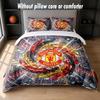 Дизайн Manchester United Постельное белье 1 пододеяльник + 2 наволочки Мягкое дышащее домашнее постельное белье