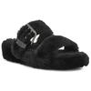 UGG Fuzz Yeah Черные Сандалии Женские 1104662-BLK