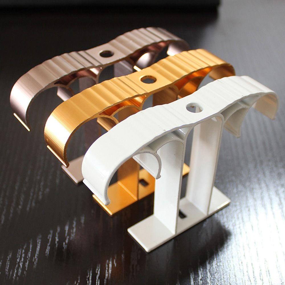 1 шт. одинарный двойной крючок для вешалки фиксирующий зажим для штанги опорный зажим новый кронштейн для карниза для штор