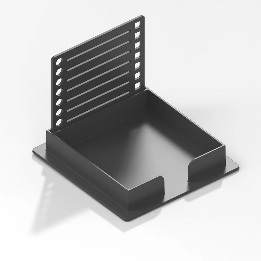 Держатель, совместимый с блокнотами, диспенсер для липких листов с трафаретом, органайзер для блокнотов с шаблоном для рисования линейных блоков