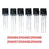 10PCS 2N5484 5484 2N5485 5485 2N5486 5486 2N5457 5457 2N5458 5458 2N5459 5459 TO-92 N-Channel JFET High Frequency RF Amplifier General Purpose