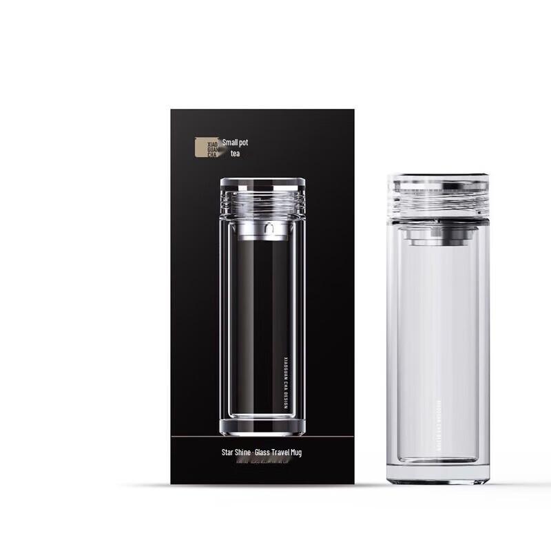 Xiaoguan Tea Starlight Double-Wall Glass Travel Mug