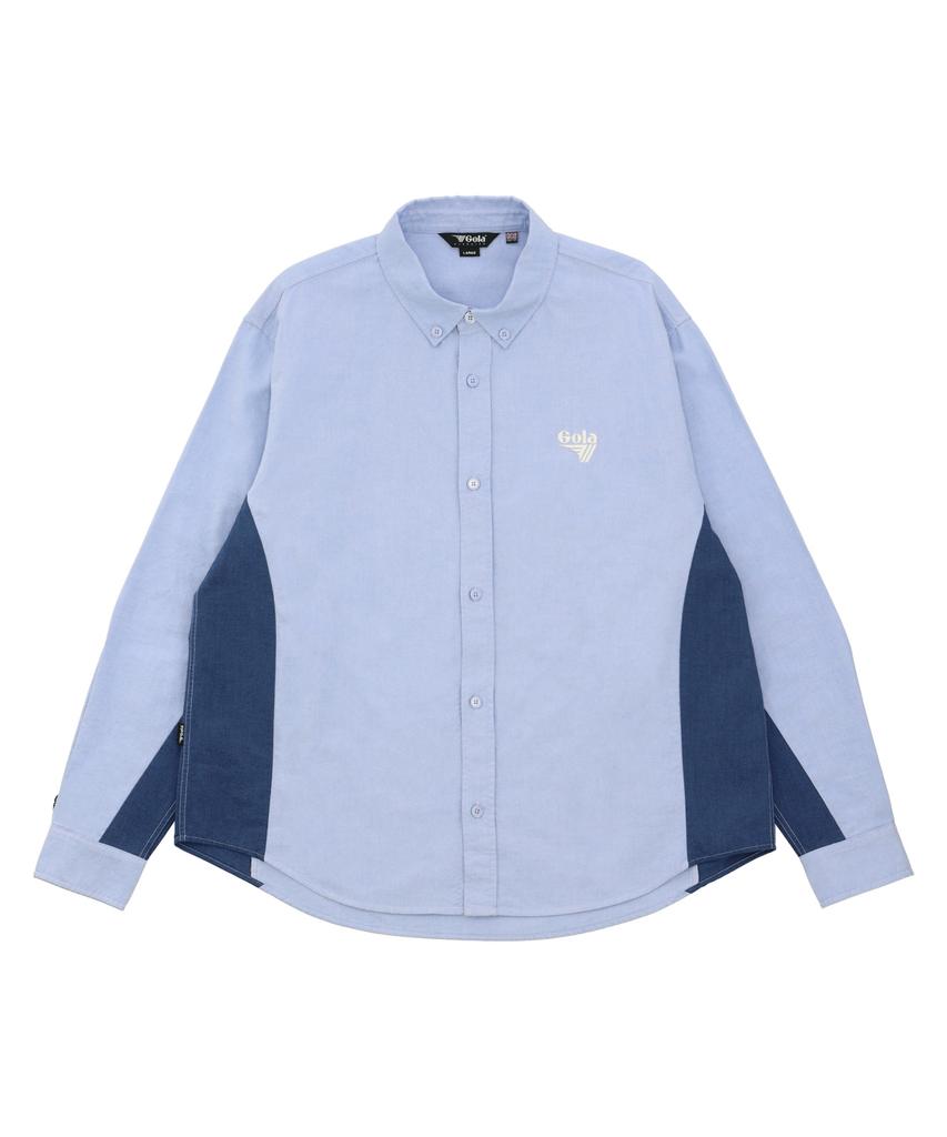 GOLA Color Block Oxford Shirts [Blue]