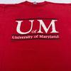 Винтажная футболка 90-х UNIVERSITY OF MARYLAND THE GAME XL terrapins college park