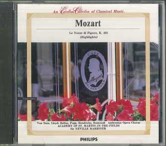 CD - Моцарт: Свадьба Фигаро MP158 PHILIPS Япония Классика Б/У