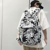 Рюкзак мужской большой вместимости рюкзак с граффити женский школьный рюкзак для учащихся старших классов средней школы