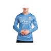 Puma Футболка Manchester City Home Series с принтом, круглый вырез, длинный рукав, мужская футболка, синяя 759203-01