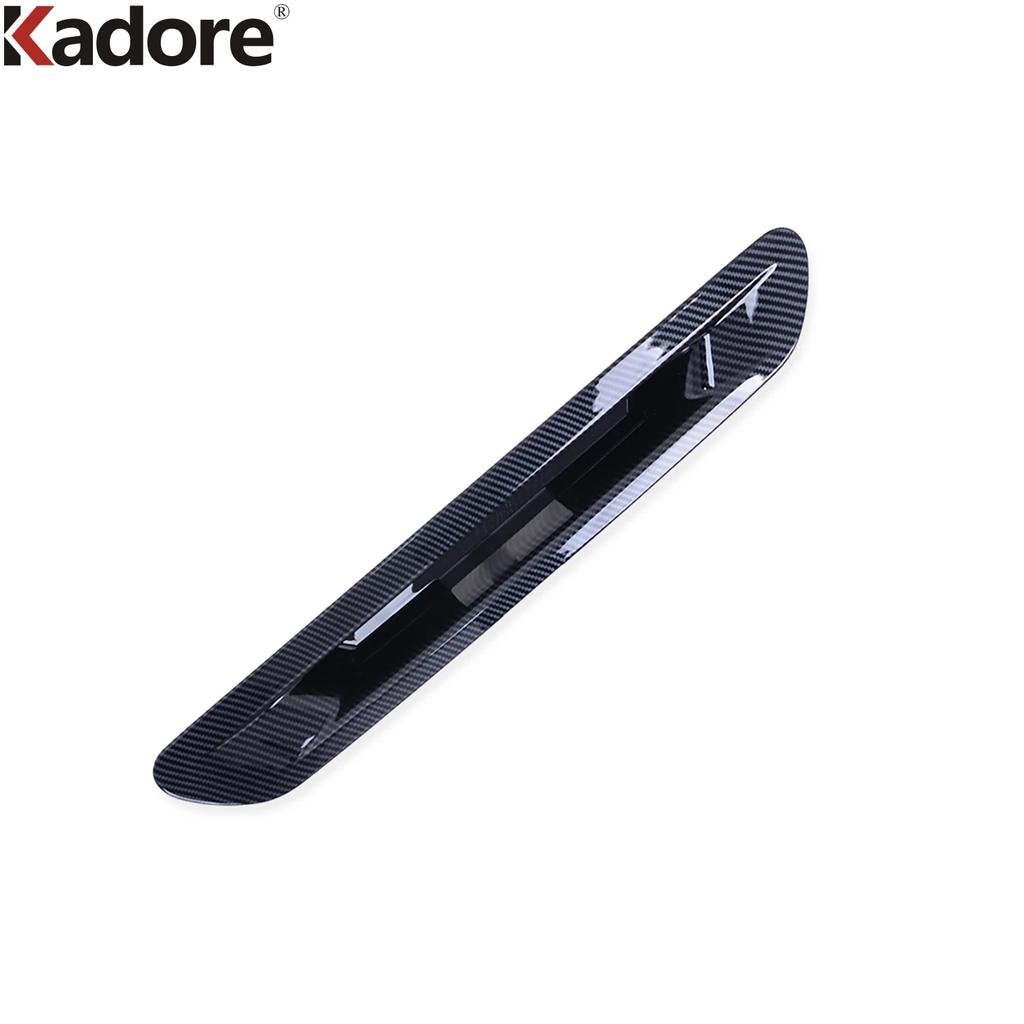 Rear Trunk Door Handle Bowl Cover Trim For Kia Carnival KA4 2024 Carbon Fiber Car Exterior Accessories