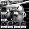 Dog Pilot Car Propeller Air Outlet Interior Accessories Car Fan Tuyere Car Decoration