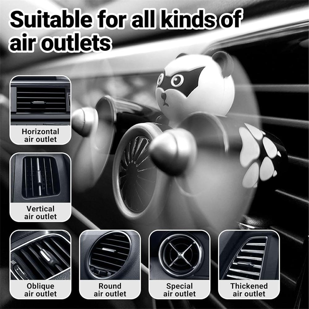 Dog Pilot Car Propeller Air Outlet Interior Accessories Car Fan Tuyere Car Decoration