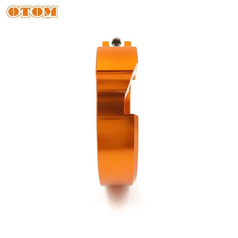 OTOM Motorcycle Exhaust Muffler Pipe Clamp Adaptation Flange CNC Aluminum Reinforcement O-ring For KTM SX XC XCW HUSQVARNA TE