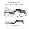 Brake Levers Clutch Levers for Yamaha YBR125 YBR 125 2004-2014 Brake Handle Adjustable Motorcycle Clutch Brake Lever Handle (Color: Black)