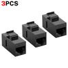 1/3/5 шт. Cat6 RJ45 Keystone Муфта Сетевые Ethernet Двойная Прямая Головка LAN Кабельные Коннекторы Интернет CAT 6 6a Удлинитель Штекер