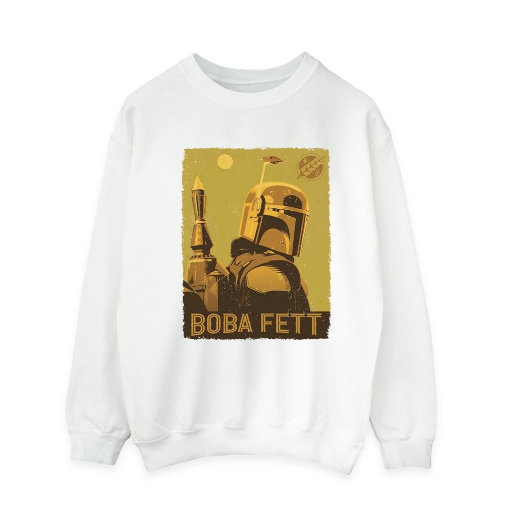 Star Wars Mens The Book Of Boba Fett Planetary Stare Sweatshirt