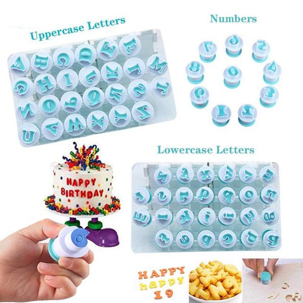 Формы для алфавита/букв и набор цифр, форма для торта, печенья, инструменты для украшения торта, штамп для печенья, резак для тиснения, Diy, сахарное печенье, шоколадный поршень