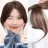 Women Clip-in Bangs Natural Wispy Side Bangs Forehead Hair Extensions Black Brown Girls Air Bangs Fringe Wig Hairpieces