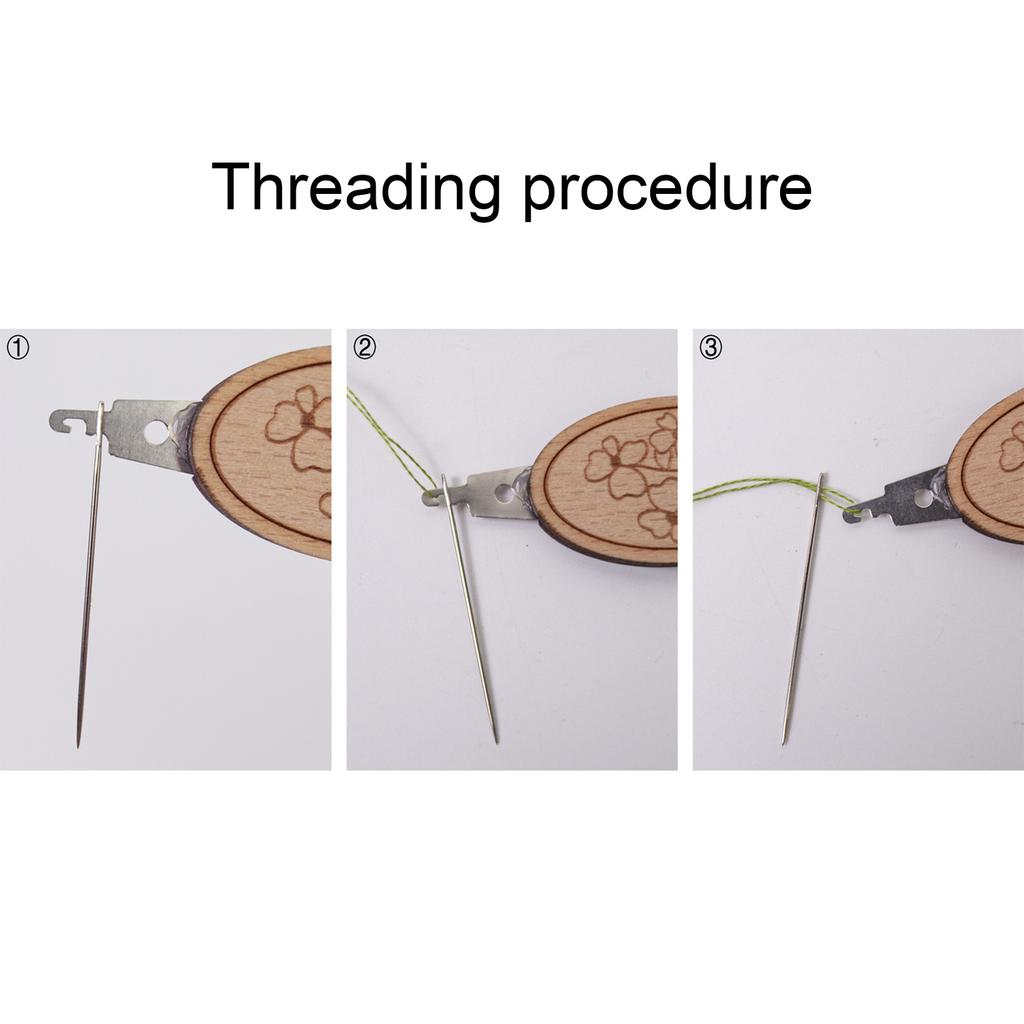 Набор из 10 швейных игл для ручного шитья с магнитной коробкой, металлическая вышивальная игла с нитевдевателем для шитья, квилтинга и вышивания
