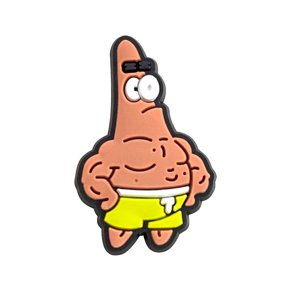 SpongeBob Croc Charms: 20 DIY Soft Rubber Shoe Accessories & PVC Buckle Ornaments