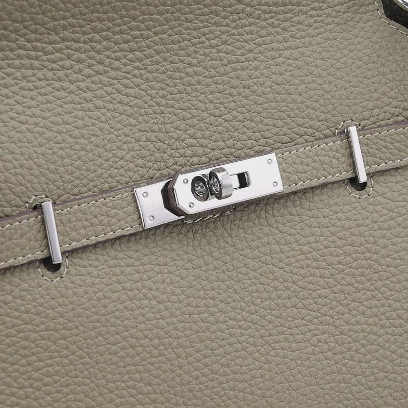 Кожаная сумка Platinum Lock - Коровья кожа с зернистой фактурой личи, Стиль через плечо и мессенджер