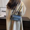 Ретро мода простая текстура сумка 2025 весна новая универсальная на плечо сумка-мессенджер маленькая квадратная сумка женская