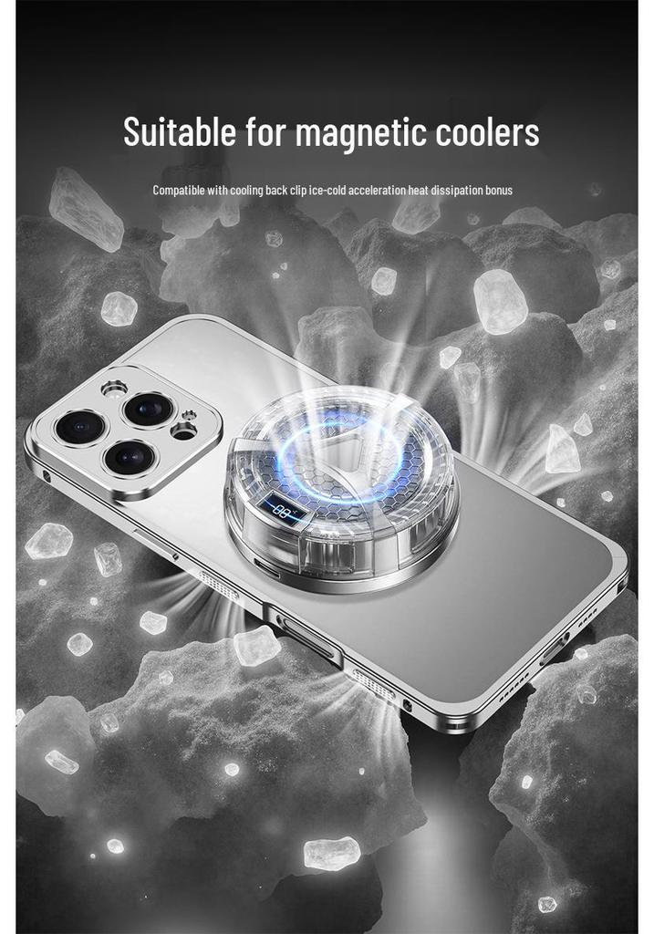 Алюминиевый сплав iPhone 15 Pro, бампер с теплоотводом и пряжкой в виде морского конька