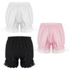 Kids Girls Bloomers Pettipants Elastic Waist Pumpkin Shorts Summer Solid Color Safety Bottoms