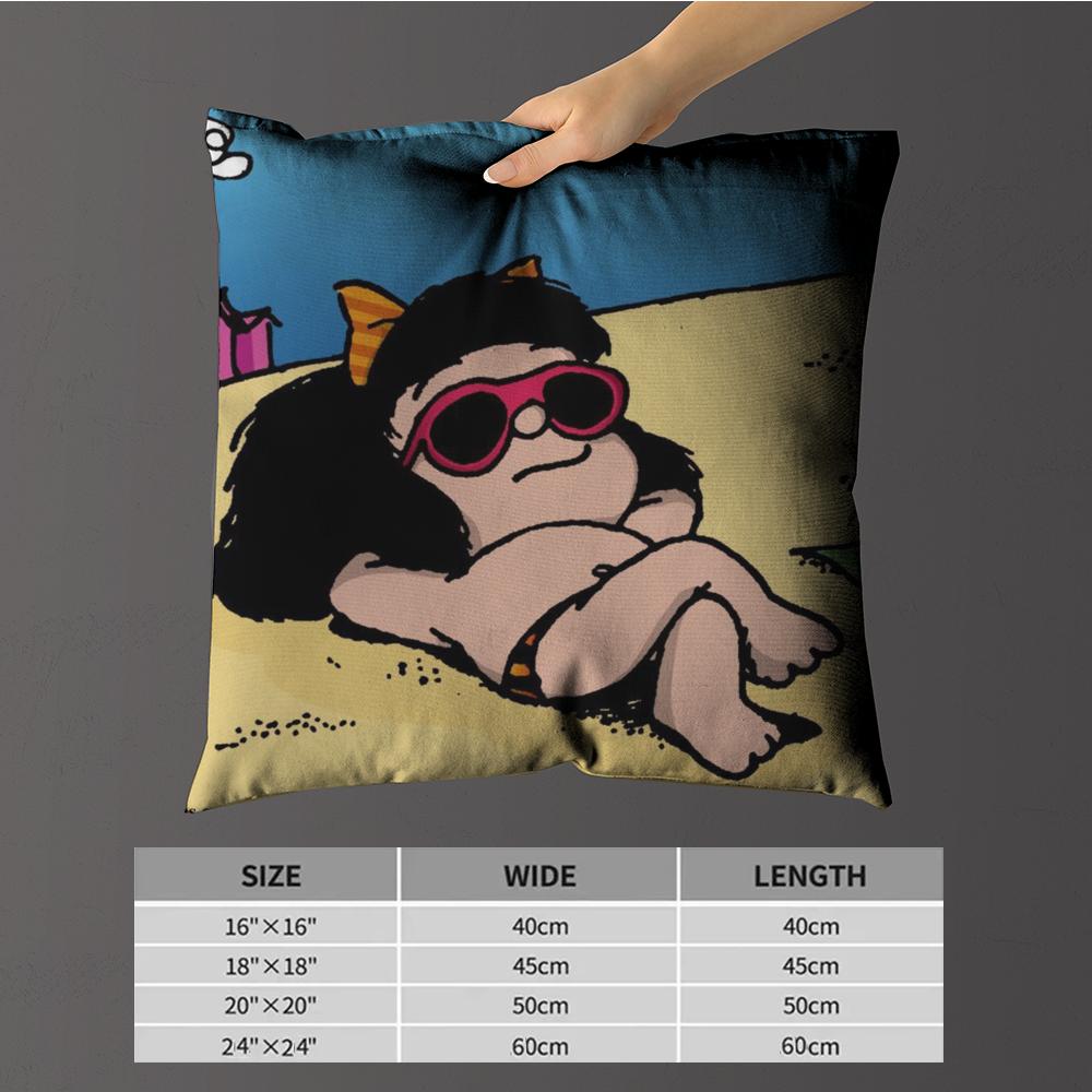 Pillow Case luxurious home office, sofa decorative Multi sized car seat cushions, pillowcases Mafalda